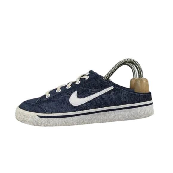 Nike Shoes Womens 7.5 Hermosa Mule Sneaker Slide Slip On Denim Lace Up 2002 Blue - Picture 5 of 12